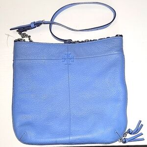 Tory Burch Expandable Crossbody Bag Blue One Size